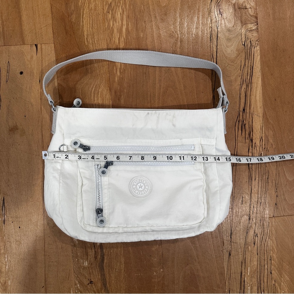 Kipling Women's White Nylon Shoulder Bag - Picture 6 of 7